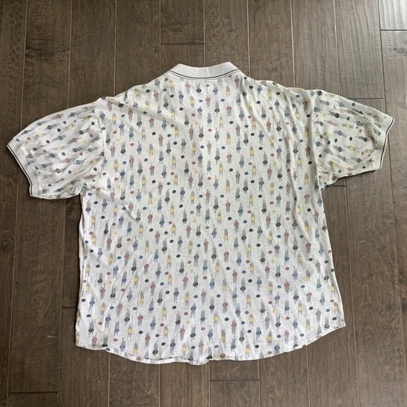 Axis Golf Collections Polo Shirt Men XL Printed Short Sleeve Lightweight Outdoor - Picture 2 of 12